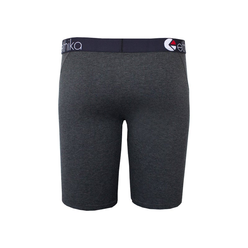 Ethika Boys Staple Boxer Briefs | Heather Black Grey (Assorted, Small) - Image 3